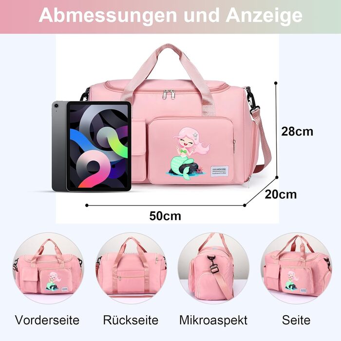 Персоналізована спортивна сумка з ім'ям для жінок та чоловіків, велика водонепроникна сумка для подорожей, фітнесу та йоги з відділенням для взуття та мокрих речей