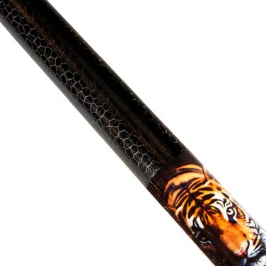 Більярдний кий Winsport Animal Collection Night Tiger з клейоним наконечником 12мм, клен, PU-шкіра