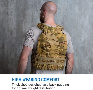 Capital Sports Battlevest 2.0 - Вага жилет для тренувань, 13.2 кг, камуфляж