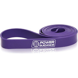 Еспандер Power Guidance для підтягувань та фітнесу, гумова стрічка для розтяжки та пауерліфтингу, лила, опір 16-36 кг