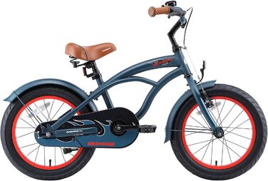 Дитяче велосипед BIKESTAR для хлопчиків 4-5 років | 16-дюймовий круїзний велосипед | Велосипед для дітей | Без ризику - протестуйте