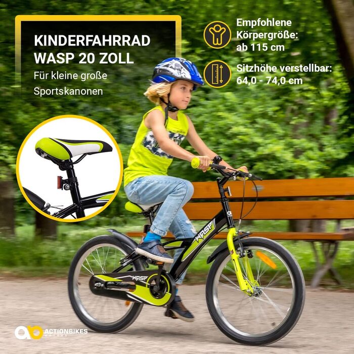 Дитяче велосипед Actionbikes Wasp 20