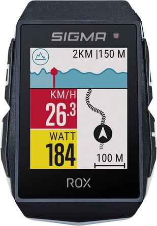 Велокомп'ютер SIGMA Sport ROX 11.1 EVO білий, бездротовий, GPS-навігація, універсальний розмір