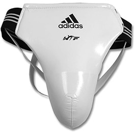 Чоловічий захисний пах Adidas WTF для бойових мистецтв, білий, розмір M