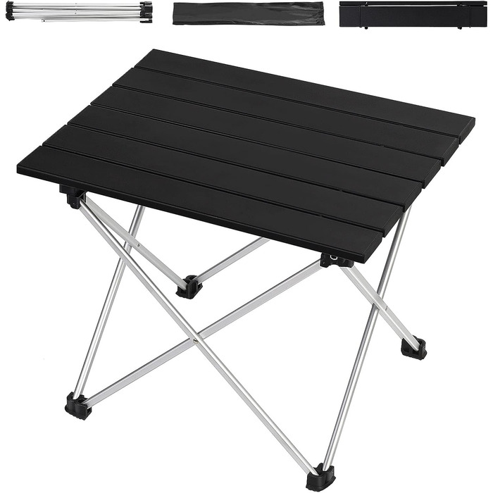 Складаний туристичний стіл Liantral: легкий, компактний, з сумкою для пікніка, кемпінгу, риболовлі та відпочинку на природі