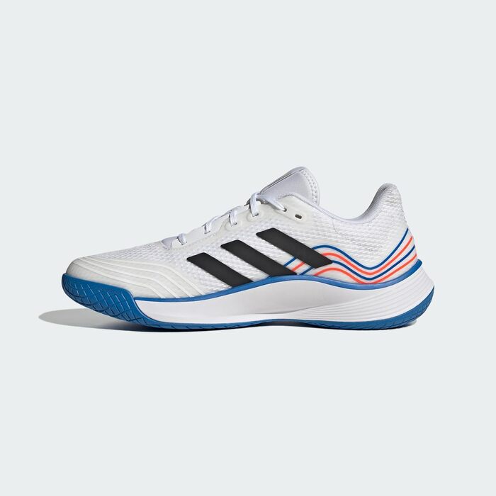 Волейбольне взуття Adidas Novaflight для чоловіків, 44 2/3 EU, білий, чорний, royal blue