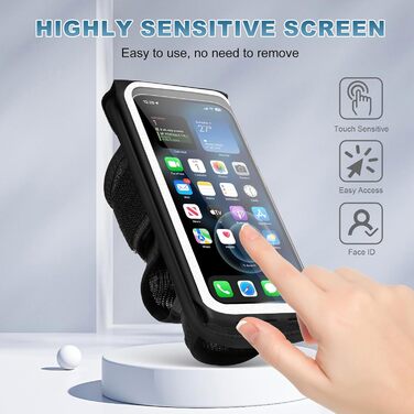 Спортивний браслет для телефону Guzack 2-в-1: фіксатор для бігу та тренувань, універсальний, для iPhone/Samsung