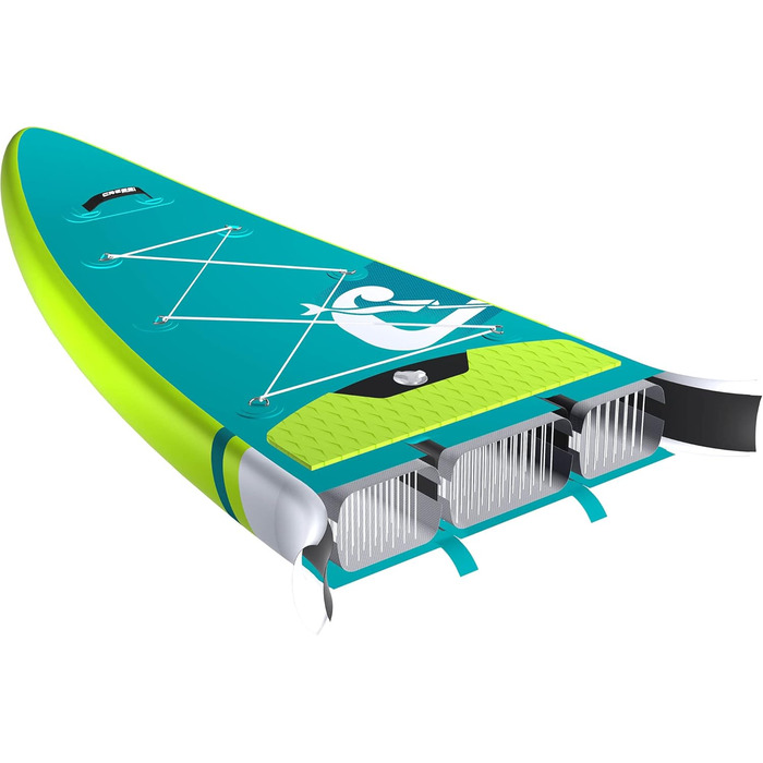 Надувна SUP-дошка Cressi iSUP комплект для дорослих, швидке накачування, аксесуари для транспортування, універсальна