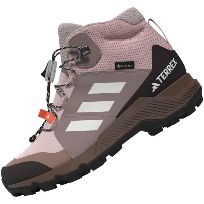Дитячі трекінгові черевики Adidas Terrex Mid Gore-TEX (6.5 UK) - рожевий, білий, коричневий
