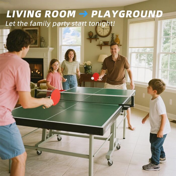 Набір для гри в настільний теніс: 2 ракетки та 3 м'ячі (BLUE)