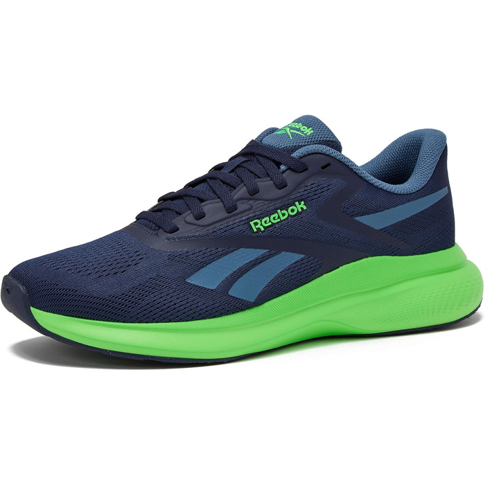 Кросівки Reebok Energen Run 4 для чоловіків, легкі атлетичні кросівки (43 EU, Vector Navy Twilight Blue Solar Lime)