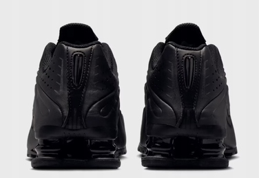 Кросівки Nike Shox R4 (GS) жіночі/підліткові, чорні, комфортні, р. 37,5