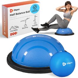 Балансувальний тренажер Horizon Balance Ball синій для фітнесу
