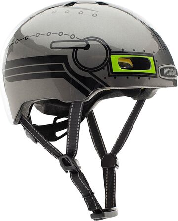 Дитячий велосипедний шолом Nutcase Little Nutty Gloss Robo Boy, 48-52 см