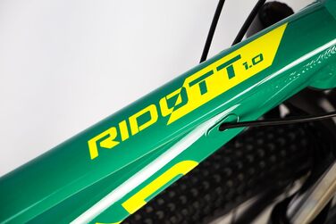 Дитячий велосипед HEAD Ridott 1.0 зелено-жовтий, 36, унісекс
