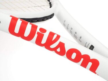 Тенісна ракетка Wilson SIX.ONE LITE 102 L1 червоно-біла