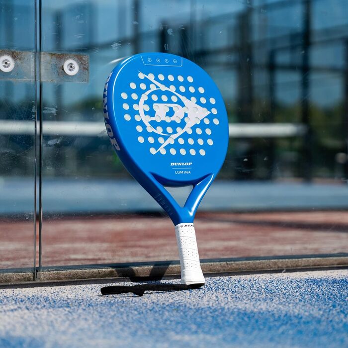 Падeль ракетка Dunlop Lumina - Amazon Exclusive, графітовий фрейм, серцевина Pro Eva, 365г (блакитний)