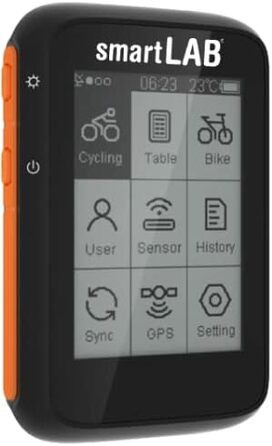 Велокомп’ютер smartLAB bike1 з GPS, ANT+ та Bluetooth, 2,4'' LCD, одометр для велосипеда