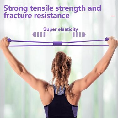 Гумові еластичні стрічки для фітнесу, 6 шт. (блакитні)