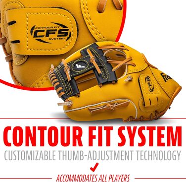 Рукавичка для бейсболу Franklin Sports Field Master 28 см, ліва рука, для правшів