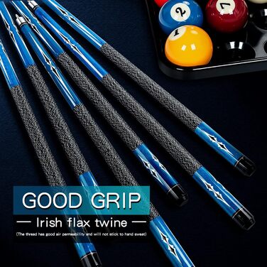 Професійний більярдний кий Teekerwan 147 см, 19 oz (19 унцій), з наконечником 13 мм, канадський клен, тверде дерево