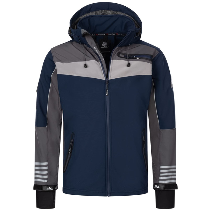 Чоловіча куртка Softshell Rock Creek Outdoor H-288, темно-синя, розмір S