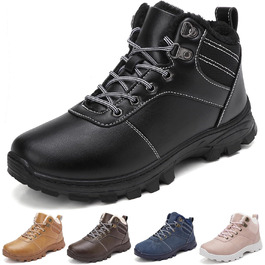 Зимові чоботи чоловічі жіночі, теплі, непромокаючі, для снігу, легкі трекінгові чоботи, чорні. Розмір 43 EU. Модель Z 1927