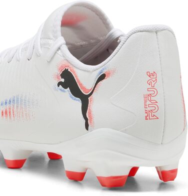 Жіночі футбольні бутси PUMA Future 8 Play FG/AG, 40 EU, білий, чорний, червоний