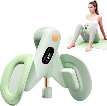 Тренування тазового дна для жінок: пристрій для зміцнення м'язів, регулювання ваги 7-16 кг, фітнес для дому, зелений