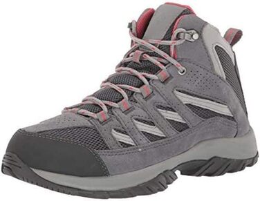 Черевики туристичні жіночі Columbia Crestwood Mid Waterproof Graphite Daredevil, 40 EU
