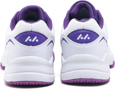 Жіночі тенісні кросівки P601, антиковзаючі, з амортизацією, стабілізуючі, дихаючі, для корта, розмір 38 EU, білі, фіолетові