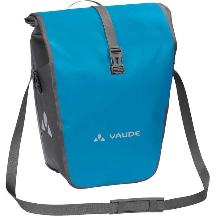 Велосипедна сумка VAUDE Aqua Back Single 24 л, водонепроникна, для багажника, сіра
