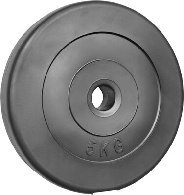 Диски для штанги POWER-XTREME 30/31 мм, пластик, пісок-бетон, 0,5–15 кг