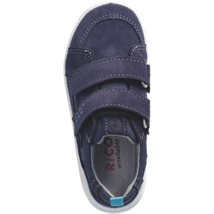 Дитячі кросівки RICOSTA Move для хлопчиків, півчеревики, ширина середня, знімні устілки, RicostaTEX (27 EU, блакитний колір)