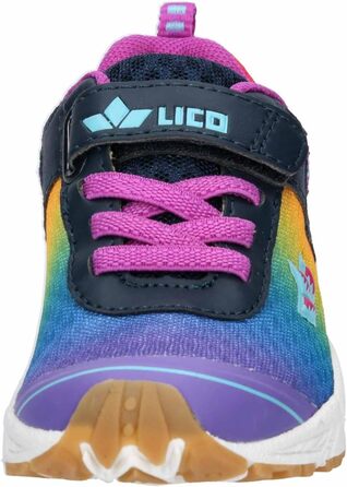 Дитячі спортивні черевики Lico Barney для залу (39 EU, темно-синій, фіолетовий, бірюзовий)
