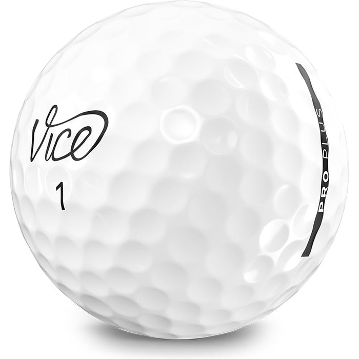 Гольф-м'ячі Vice Pro Plus 2020, 12 шт, 4-шарові, уретанове покриття, максимальна дальність, знижений спін, для досвідчених гравців, неоновий лайм/червоний