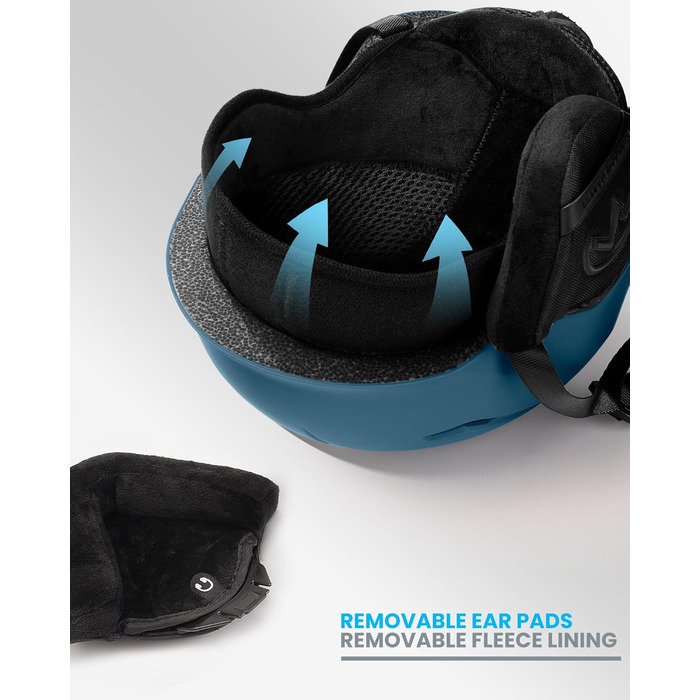 OutdoorMaster лижний шолом з маскою для дорослих, чоловіків, жінок та підлітків, 12 вентиляційних отворів, для сноуборду та лиж