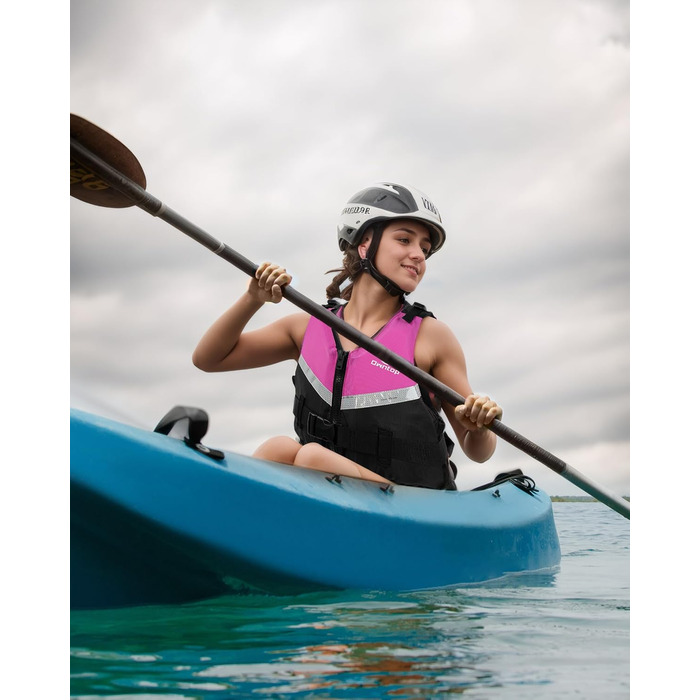 Owntop Жилет для плавання для дітей та підлітків. Легка унісекс жилетка з регулюванням, для каякінгу, риболовлі, плавання та інших водних видів спорту. Рожевий, розмір Jugend-XXS (30-40 кг, 70-80 см)