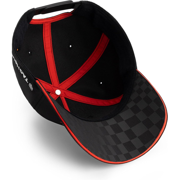 Кепка PUMA Porsche Motorsport з вигнутим козирком та логотипами Porsche Motorsport та спонсорів, чорна