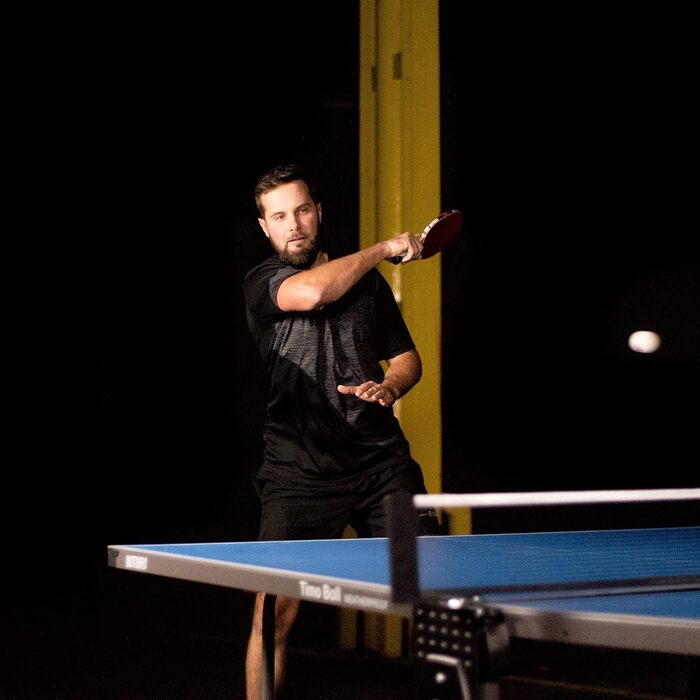 Настільний тенісний ракетка Butterfly Timo Boll Gold 85020 з ITTF сертифікатом, для тренувань і хобі, панель Pan Asia, вигнута ручка, комплект з CC1