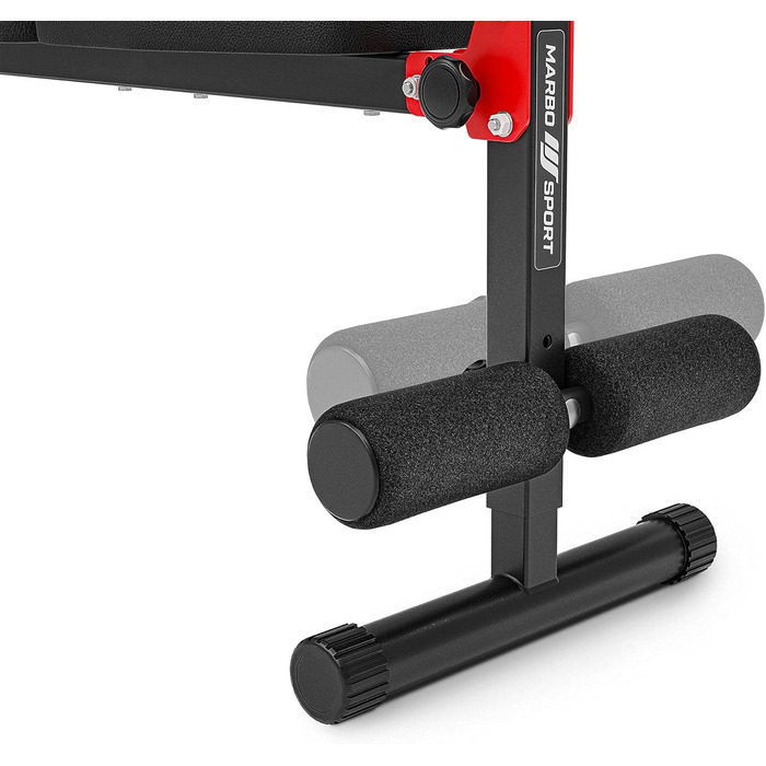 Складана лавка для тренувань Marbo Sport MH-L104 2.0, чорна, виробництво ЄС