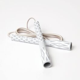 Скакалка для фітнесу Springseil – легкий, регульований, без заплутування, чудове керування канатом для кардіо-боксу, кросфіту, тренувань будь-якого віку та статі (спеціальний люкс, розкішний сірий колір)