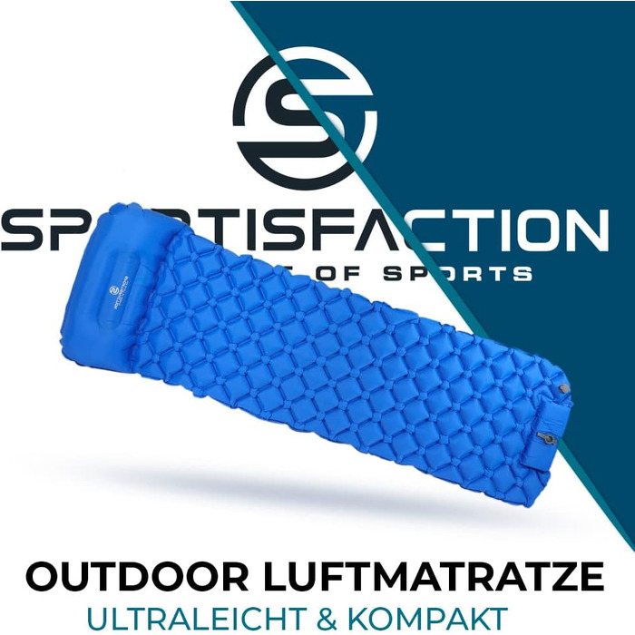 Каремат туристичний самонадувний Outdoor Ultraleicht: легкий, компактний, з ергономічною структурою, водостійкий для кемпінгу