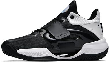 Чоловічі баскетбольні кросівки для хлопців, зручні для тенісу, бігу та тренувань, чорно-білі, 38 EU, 869