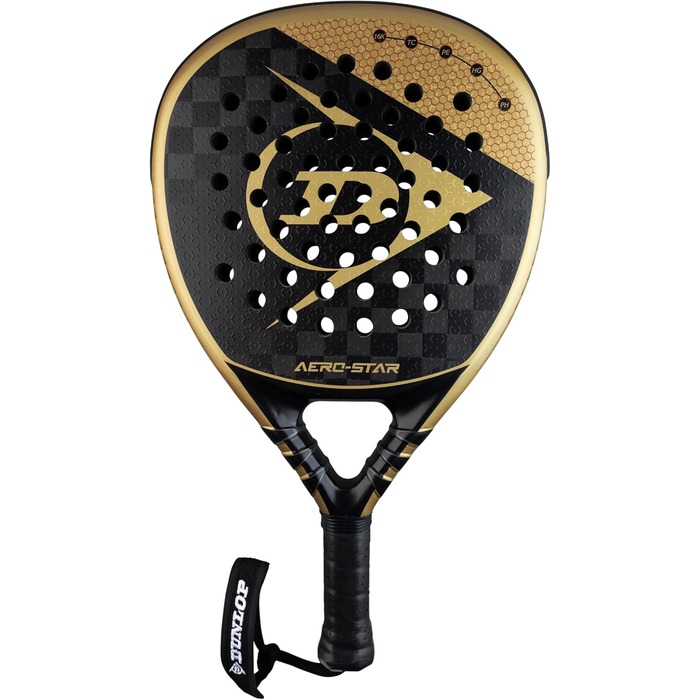 Падельна ракетка Dunlop Aero-Star 2023, чорна/золота