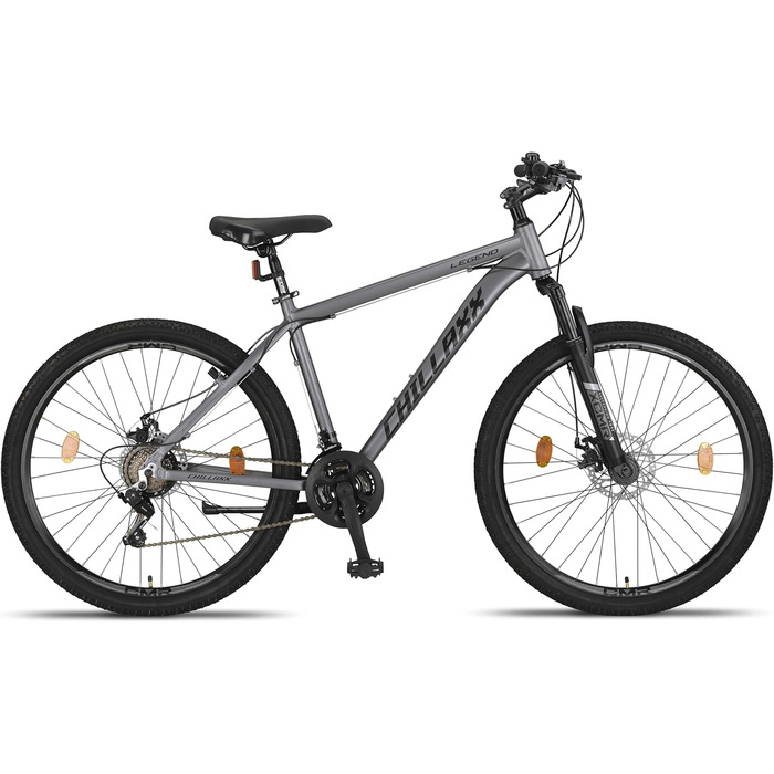Гірський велосипед Chillaxx Bike Legend алюмінієвий, 24/26/27,5/29 дюймів, Shimano, 21 швидкість, для хлопців, дівчат, чоловіків та жінок