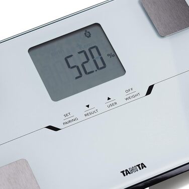 Ваги-аналізатор Tanita BC-401 з Bluetooth, високоточне зважування, аналіз складу тіла, смарт-додаток, визначення метаболічного віку, білі