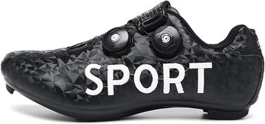 Велосипедні шкарпетки Radsport: чоловічі та жіночі шкарпетки для шосе та MTB велосипедів, антиковзаюча підошва, дихаючі, SPD, білі (41 EU, вузька колодка, чорний)