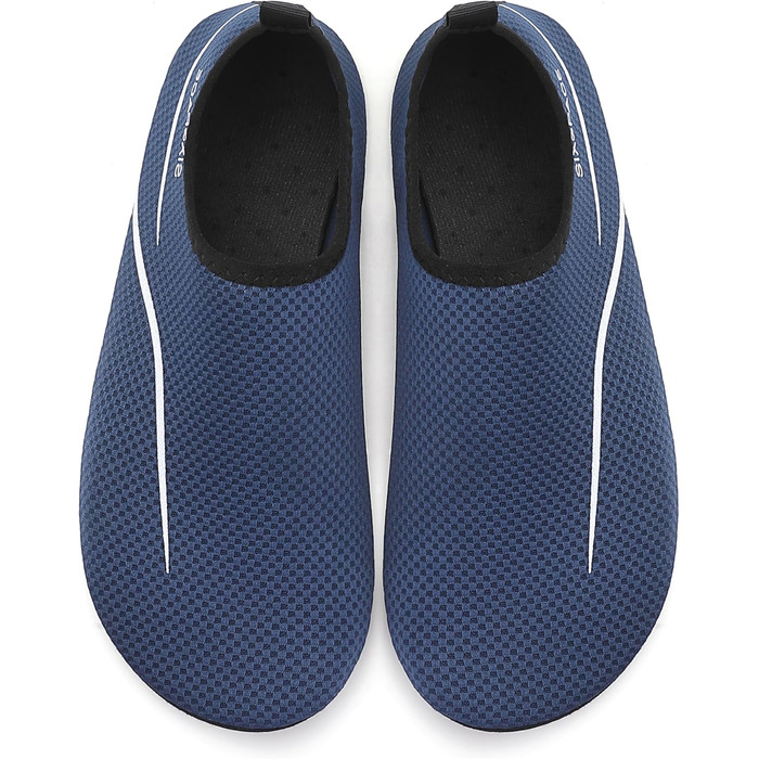 Чоловічі та жіночі шкарпетки для плавання Sixspace – аквашузи, шкарпетки для басейну, пляжні шкарпетки, швидковисихаючі, дихаючі, для серфінгу, йоги, темно-синій (43 EU)