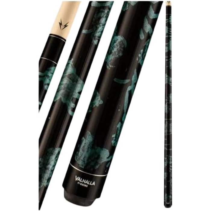 Більярдний кий VALHALLA Viking 200 Series з нікелевою кінцівкою, 147.3 см, 2 шт. (20oz, Va214)